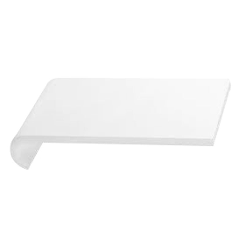 150mm Capping Board White Round Nose S/Leg