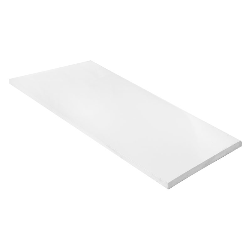 16X175mm Flat Fascia Board White Single Round Edge